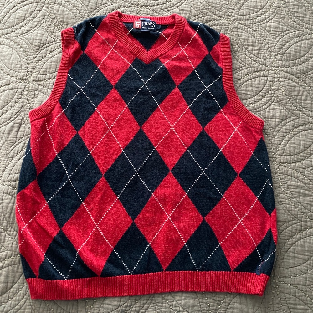 Ralph Lauren Chaps Sweater Vest